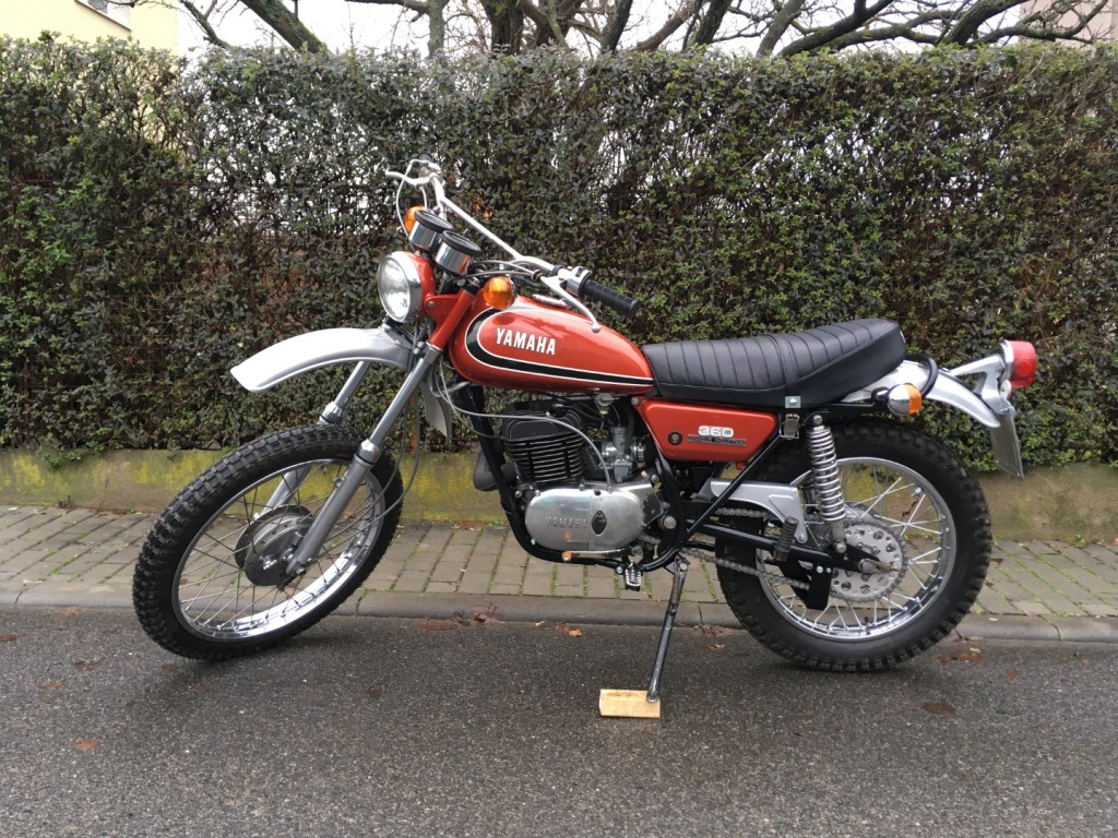  Yamaha RT2 (DT) 360, year 1974