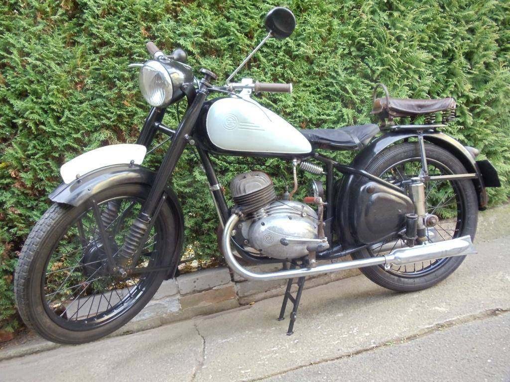  ČZ 125C, r.v. 1952