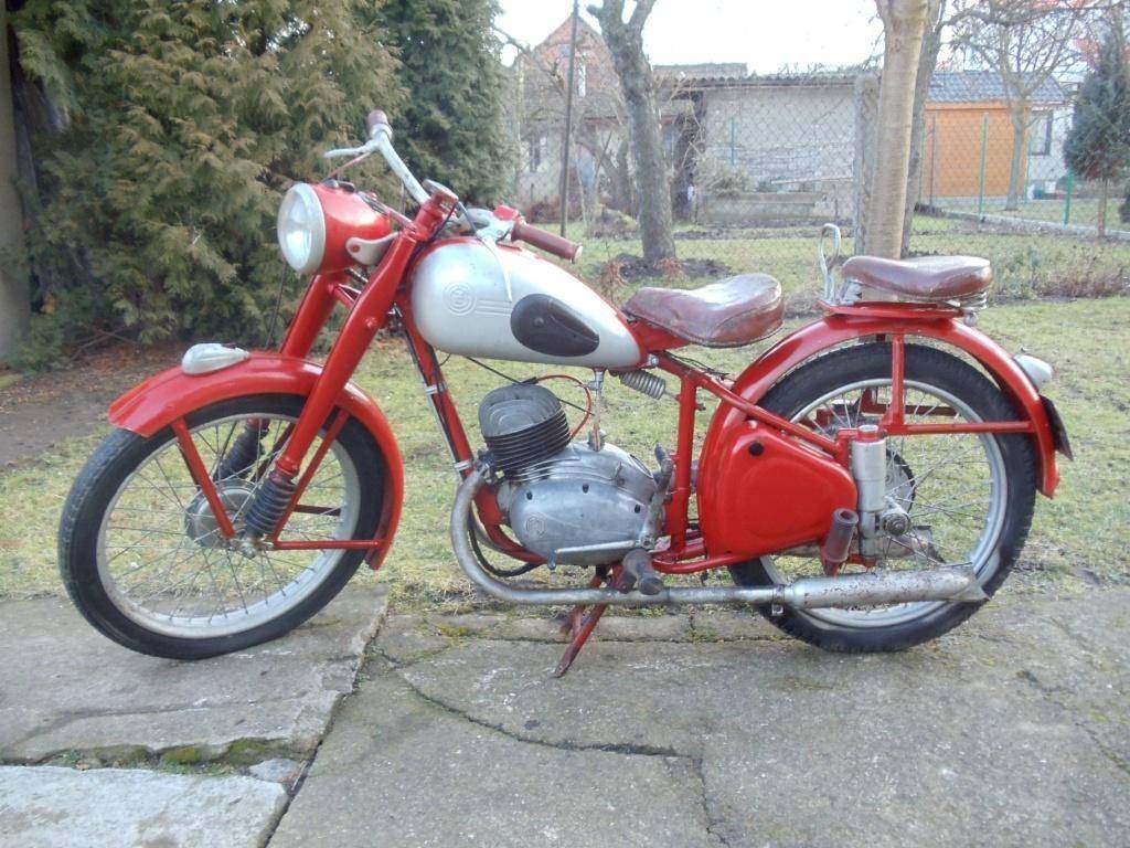  ČZ 125C, r.v. 1952 s TP