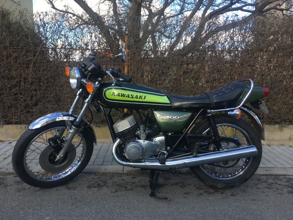  Kawasaki H1 500 Mach III, r.v. 1973 s TP