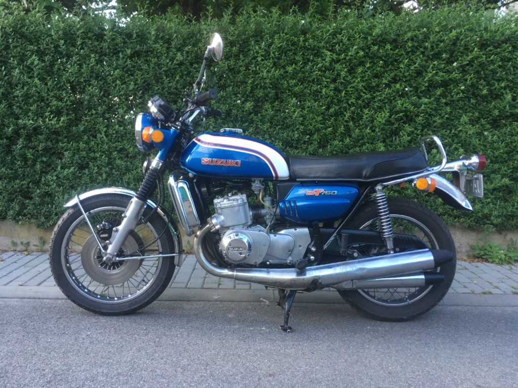  Suzuki GT750K Vodní buvol, r.v. 1973 s TP