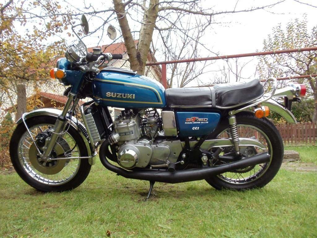  Suzuki GT750 "Vodní buvol" s TP, r.v.1976