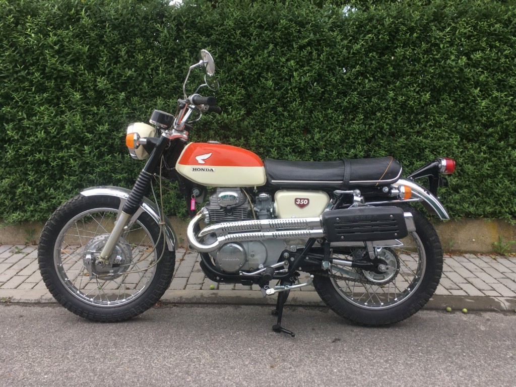  Honda CL350 K0 Scrambler, r.v. 1968 s TP