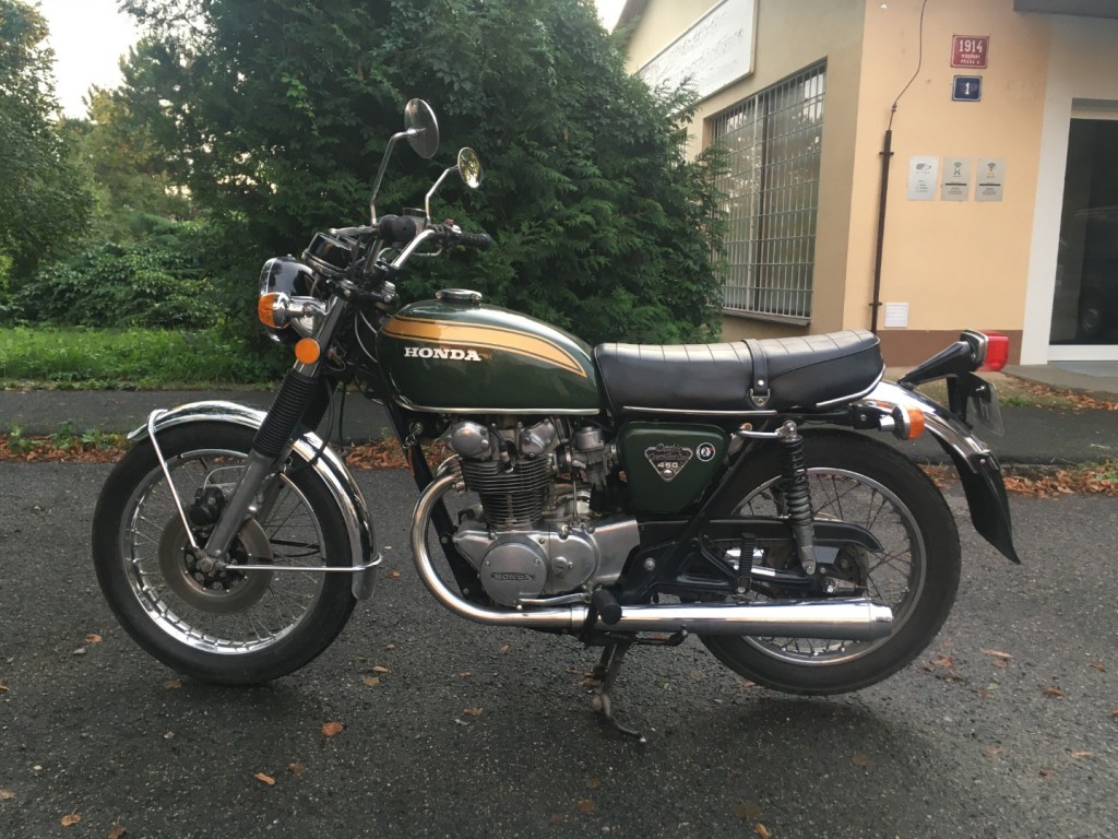  Honda CB450, r.v. 1974 s TP