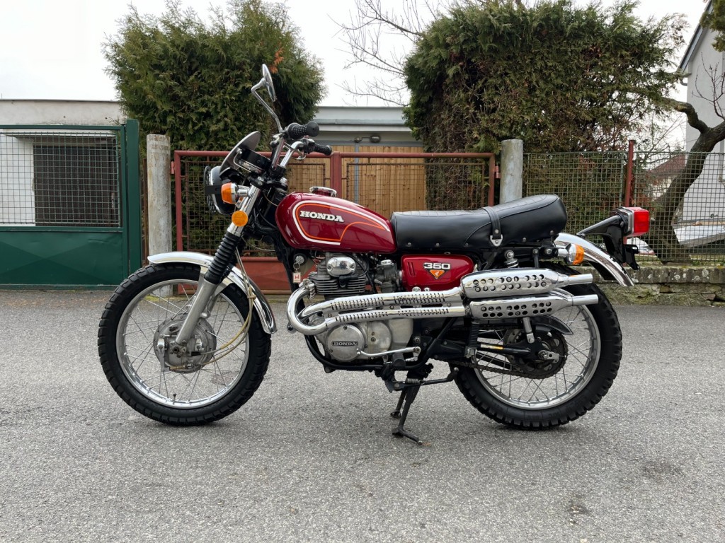  Honda CL350 Scrambler, year 1973