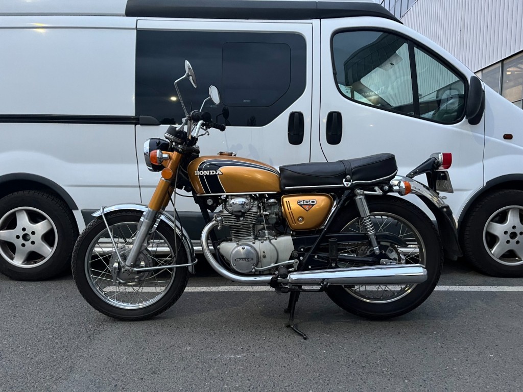  Honda CB350K, year 1973