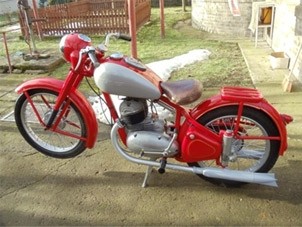  Jawa 350/18 perak, Bj. 1954