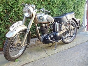  BSA 250OHV C11G, r.v. 1954