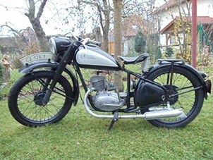  ČZ 125T, r.v. 1948