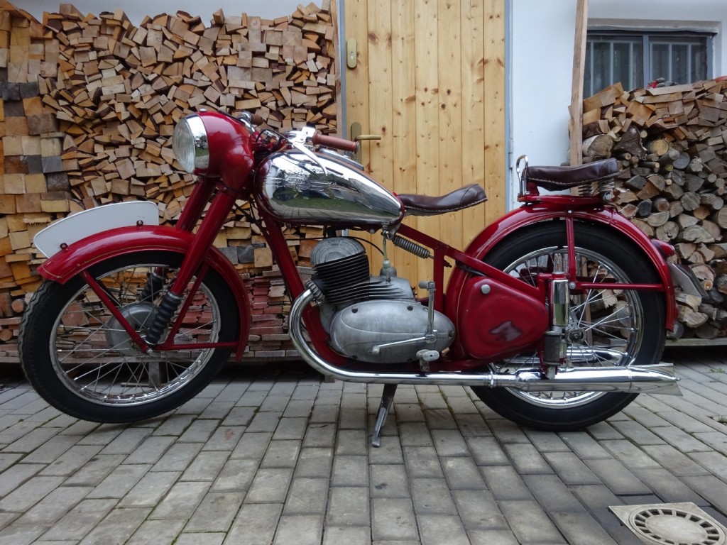  Jawa 350/18 Pérák, r.v. 1954 s TP