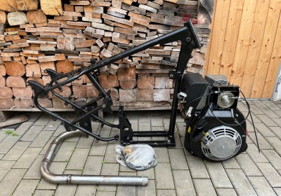 Royal Enfield Diesel Rahmen + Hatz-Motor